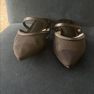 a new day Black Mesh Flats